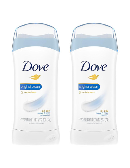 Desodorante Antitranspirante Dove Invisible Solid 73.71 g x2
