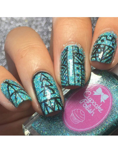 Juego de Pinceles para Arte de Uñas Vino Berry - 3 Piezas