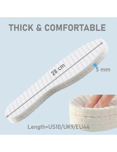 Plantillas Antiodor VivoFoot de Algodón - 3 Pares Cortables