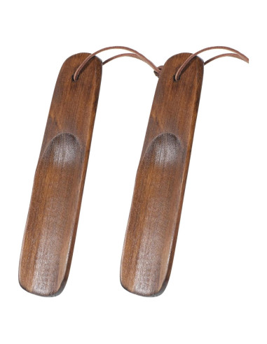 2 Piezas Cuerno de Zapato de Madera QfwdfcTrenz 15.24 cm