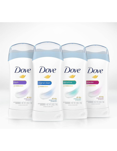 Desodorante Antitranspirante Dove Invisible Solid 73.71 g x2
