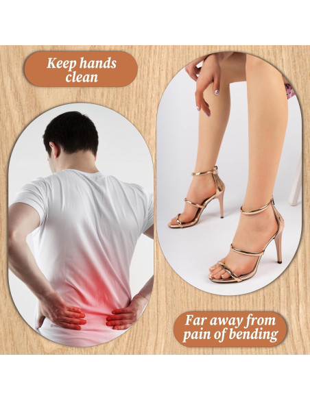 2 Piezas Cuerno de Zapato de Madera QfwdfcTrenz 15.24 cm