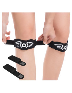 Paquete de 2 bandas de soporte para rodilla aoFIT - Ajustables