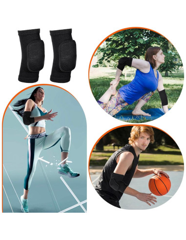 Protectores de Codo Deportivos LIQWEI Transpirables para Voleibol