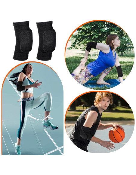 Protectores de Codo Deportivos LIQWEI Transpirables para Voleibol