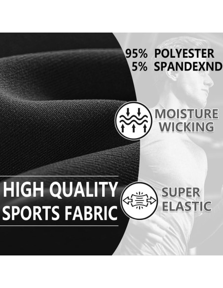 Banda para la cabeza LROEZR 5 PCS absorbente para yoga y running