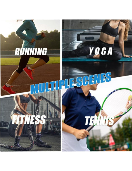 Banda para la cabeza LROEZR 5 PCS absorbente para yoga y running