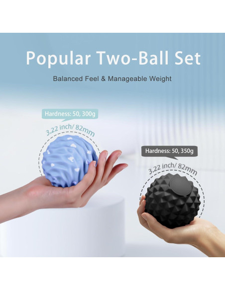 Bolas de Masaje Lacrosse JIEJUNJIE 8.18 cm - 2 Piezas