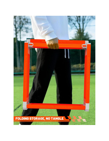 Escalera de Agilidad TONTATTA 4.6m Plegable Sin Enredos