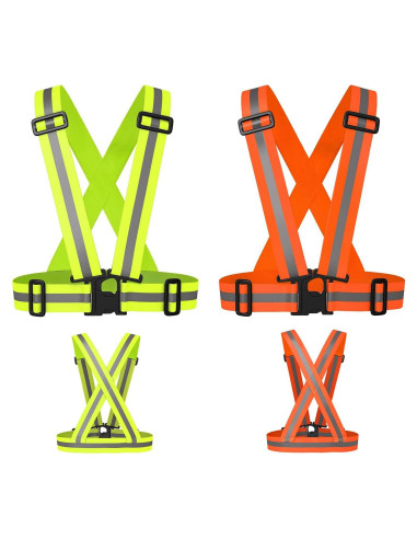 Chaleco Reflectante Ajustable AUOON para Correr y Ciclismo