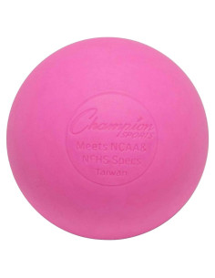Pelota de Lacrosse Champion Sports Rosa - Tamaño Oficial NCAA