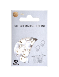 Marcadores de Puntos Tulip - Paquete de 7, Blanco