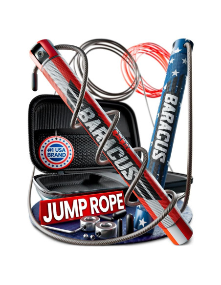 Cuerda para Saltar BARACUS Profesional Ajustable - Aluminio