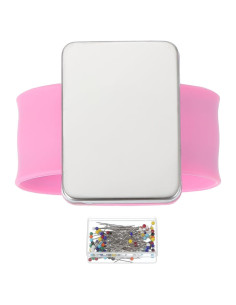 Cojín Magnético para Muñeca PATIKIL Rosa con Banda de Gel