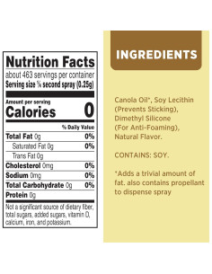 Spray de Cocina Antiadherente PAM Mantequilla 141.75g 2