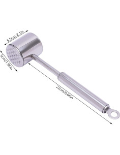 Ablandador de Carne Acero Inoxidable 304 Apto Lavavajillas 2