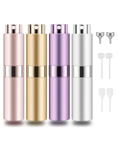 Botellas de Viaje Rellenables Saiveina 8ml - Paquete de 4