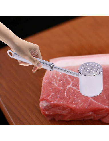 Ablandador de Carne Acero Inoxidable 304 Apto Lavavajillas