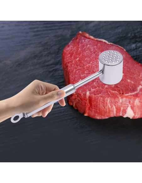 Ablandador de Carne Acero Inoxidable 304 Apto Lavavajillas