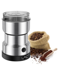 Molino de Café Eléctrico LAC LAICHY 150W 60g Acero Inoxidable