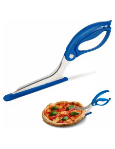 Tijeras para Pizza Loftern Azul - Cortador Antiadherente 5 en 1