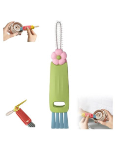 Cepillos de Limpieza 3 en 1 PUSKIU para Botellas y Tazas