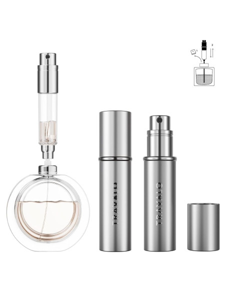 Atomizador de Perfume Recargable Travalo Essenti Plata 5ml