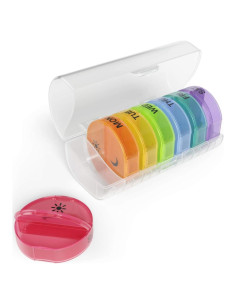 Planificador de Pastillas Ezy Dose 7 Días AM/PM Libre BPA