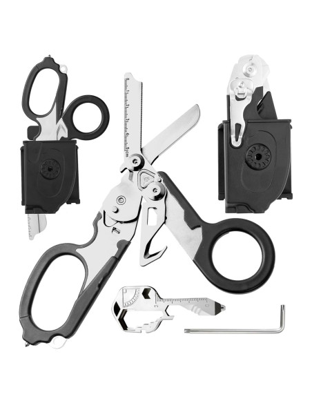 Tijeras de Trauma Multifuncionales Genérico 6 en 1 Acero Inoxidable