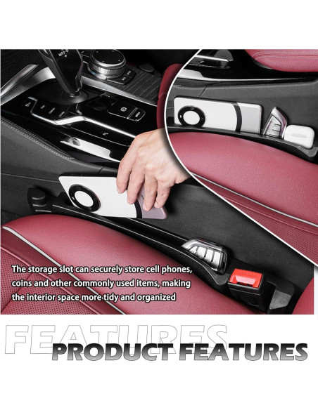 Organizador de Relleno Espacio Asientos Coche VKQTS 42x5.5cm