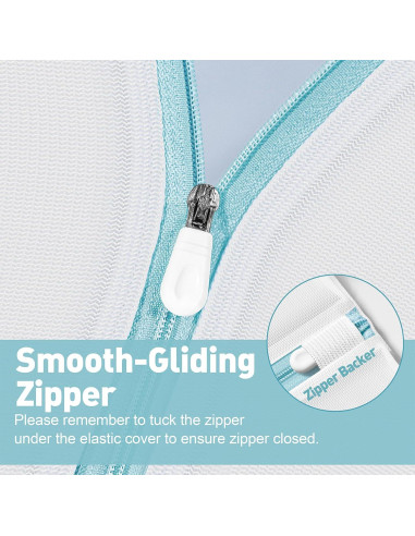 Bolsas de Lavandería de Malla RNOAFMU - 5 Piezas, 3 Tamaños