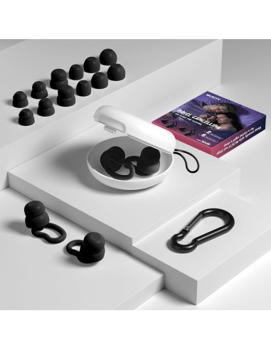 Tapones para oídos WLSCTY con cancelación de ruido 30dB - 2 pares