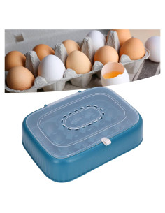 Caja de Almacenamiento de Huevos Topyond 24 Contenedores Verde