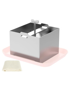 Kit de Prensa de Tofu Acero Inoxidable Ajustable 12.2cm