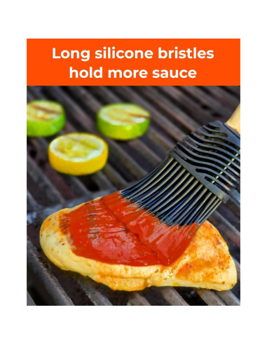 Brocha de Basting Braize de Silicona Resistente al Calor 49cm