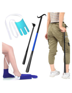 Ayuda para Ponerse Calcetines MXCOIRTP con Mango Largo 91.44 cm