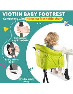 Reposapiés Ajustable Viotiin para Silla Inglesina Fast 40.96x16.99cm 2