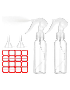 KALIONE 2 Botellas de Spray 100ml Recargables a Prueba de Fugas