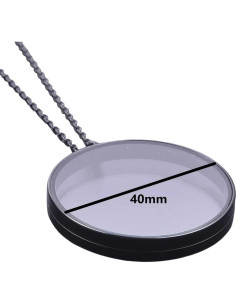 Collar Colgante Redondo Claro AERNJTSWTTY 10-40mm Acero Inoxidable 2