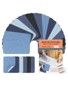 Parche Termoadhesivo DREAHLIFE 7.62x10.41cm Azul y Negro