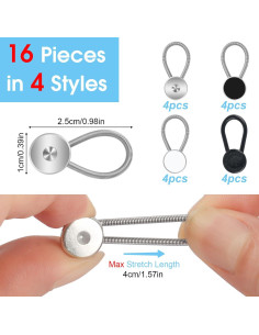 Extensores de Cuello para Camisas de Hombre PEASUG - 16 Pcs 2