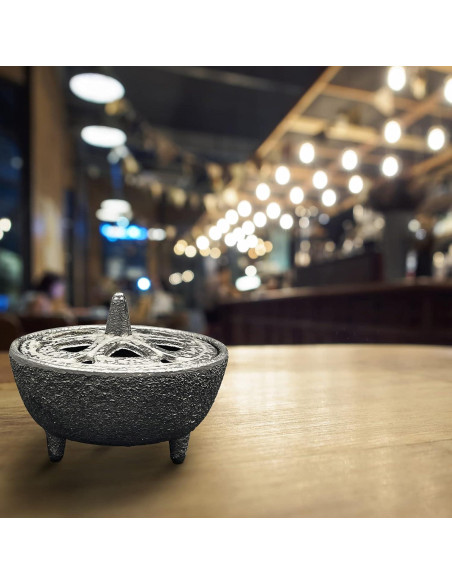 Horno de Incienso MENDUNER de Hierro Fundido con Soporte