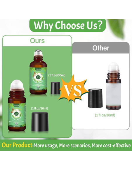 Aceite de Ricino Orgánico 2-en-1 Roll On Warmify 59 ml