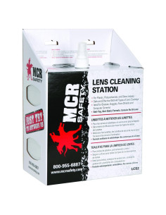 Estación de Limpieza de Lentes MCR Safety LCS2 300 Pañuelos 0.47L