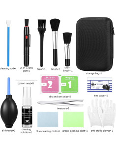 Kit de limpieza de lentes de cámara Kioguc 14 piezas 2