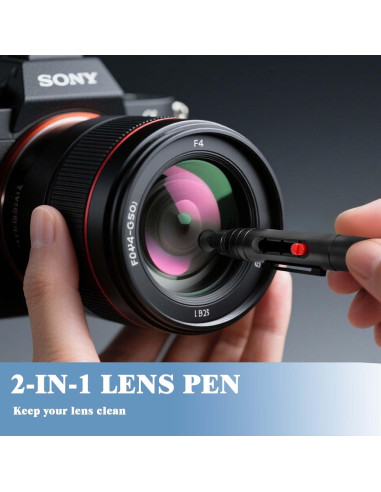 Kit de limpieza de lentes de cámara Kioguc 14 piezas