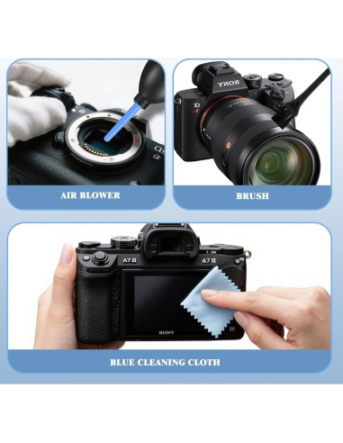 Kit de limpieza de lentes de cámara Kioguc 14 piezas