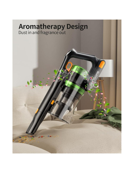 Aspiradora Inalámbrica SunSare X11, 600W, 65 Min, Antienredos