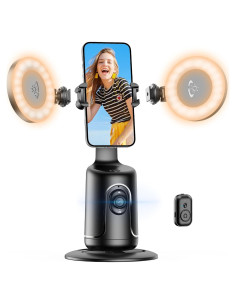 Trípode inteligente SelfieShow P01 Pro D con luces y seguimiento