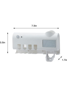 Soporte de Cepillo de Dientes UV SPEKOAN con Batería Recargable 2